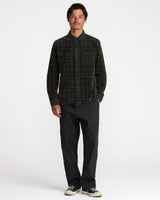 RVCA Mens Artifice Cord Long Sleeve Shirt