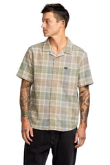 RVCA Mens Gazzy Short Sleeve Shirt