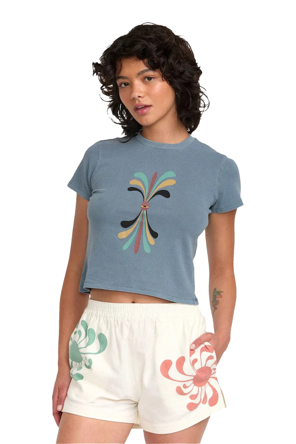 RVCA Womens Lauryn Alvarez 411 T-Shirt