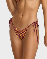 RVCA Womens Reverberation Binded Skimpy Bikini Bottom