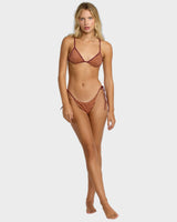 RVCA Womens Reverberation Binded Skimpy Bikini Bottom