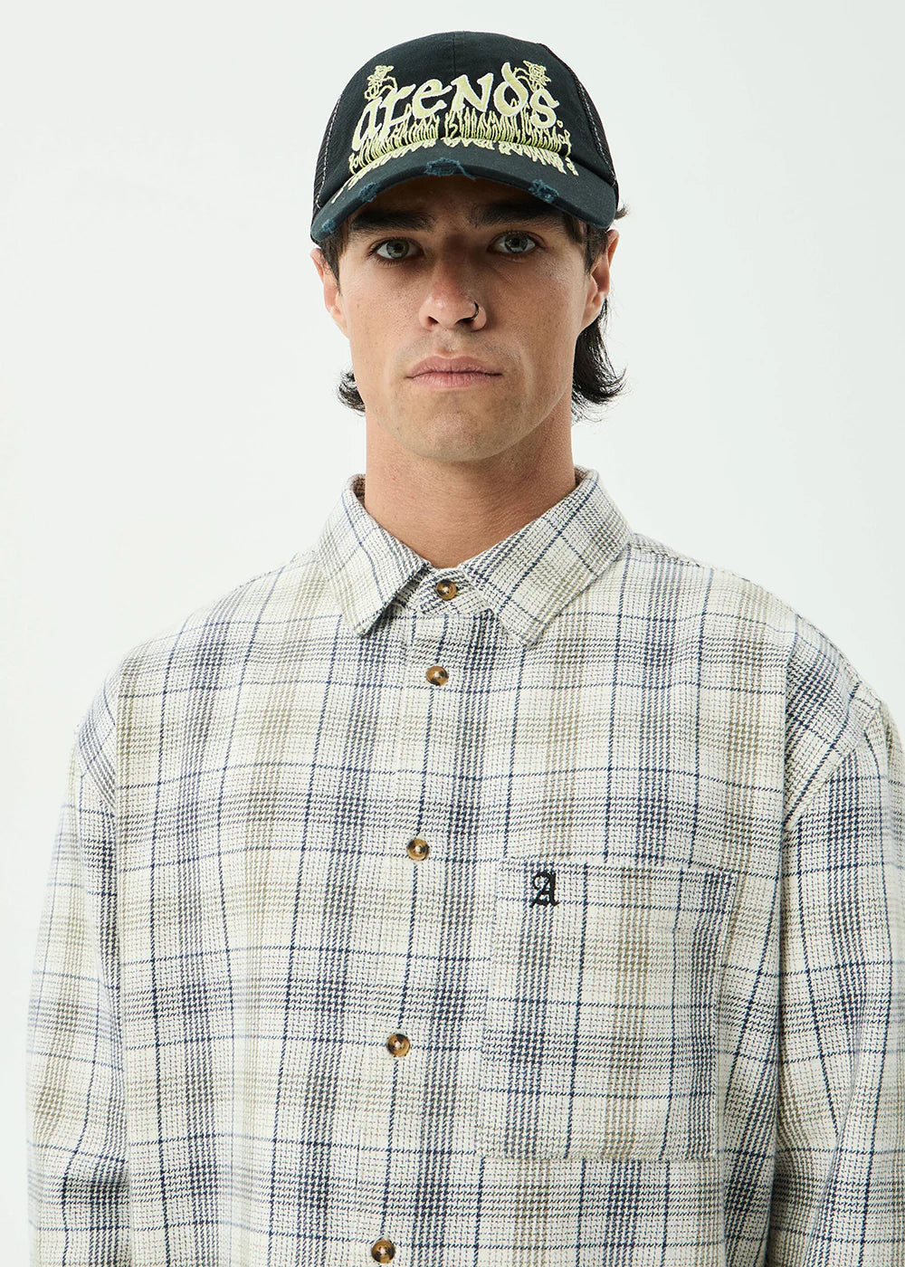 Afends Shelter Flannel Long Sleeve Shirt