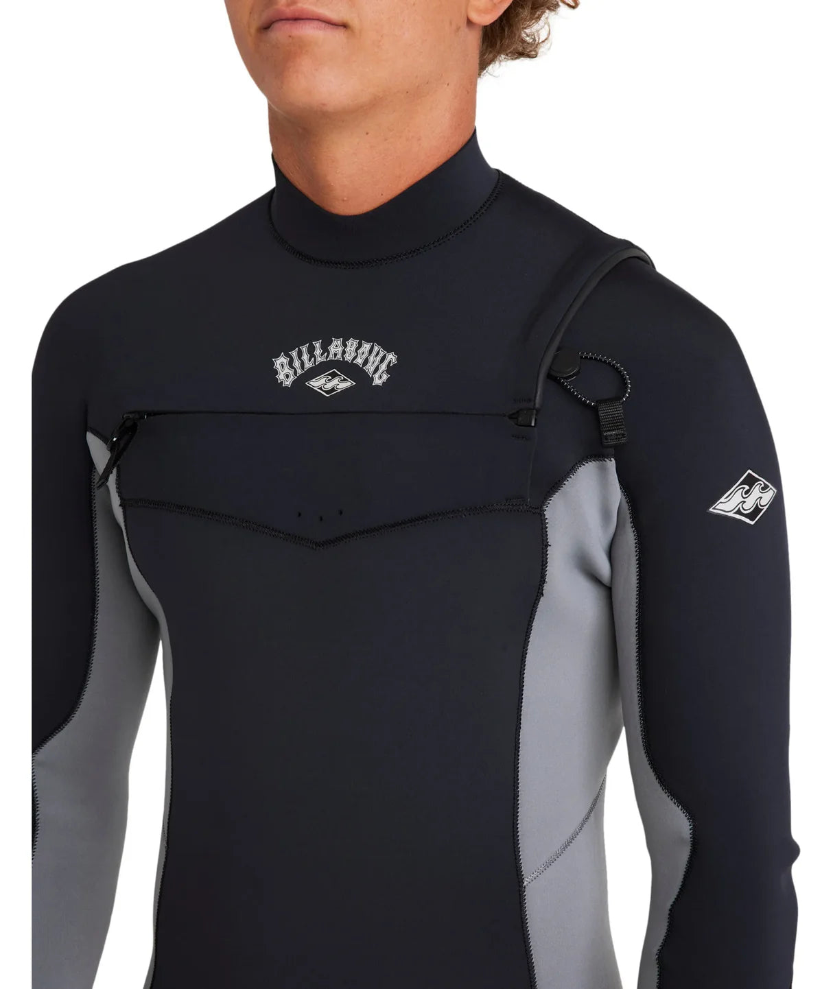Billabong Mens 4/3mm Absolute Natural Chest Zip Steamer Wetsuit