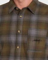 Billabong Script Long Sleeve Flannel Shirt
