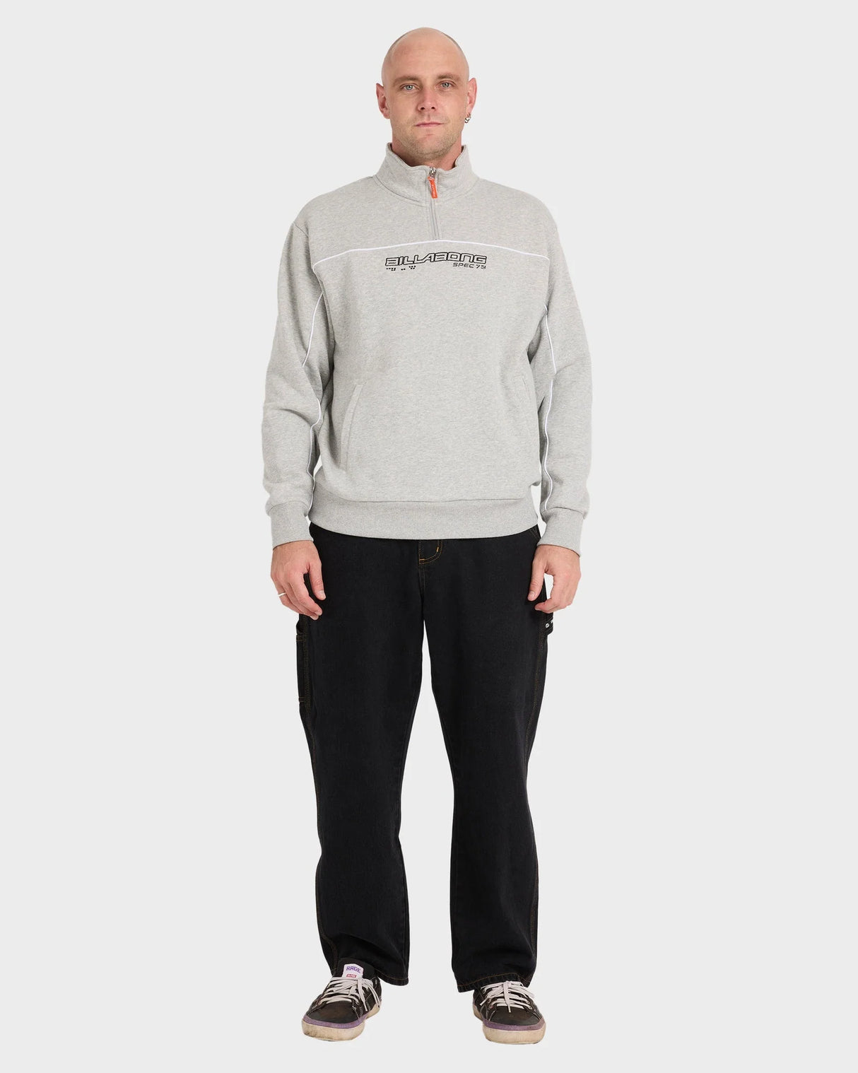 Billabong Mens Spec 73 Quarter Zip Fleece Pullover