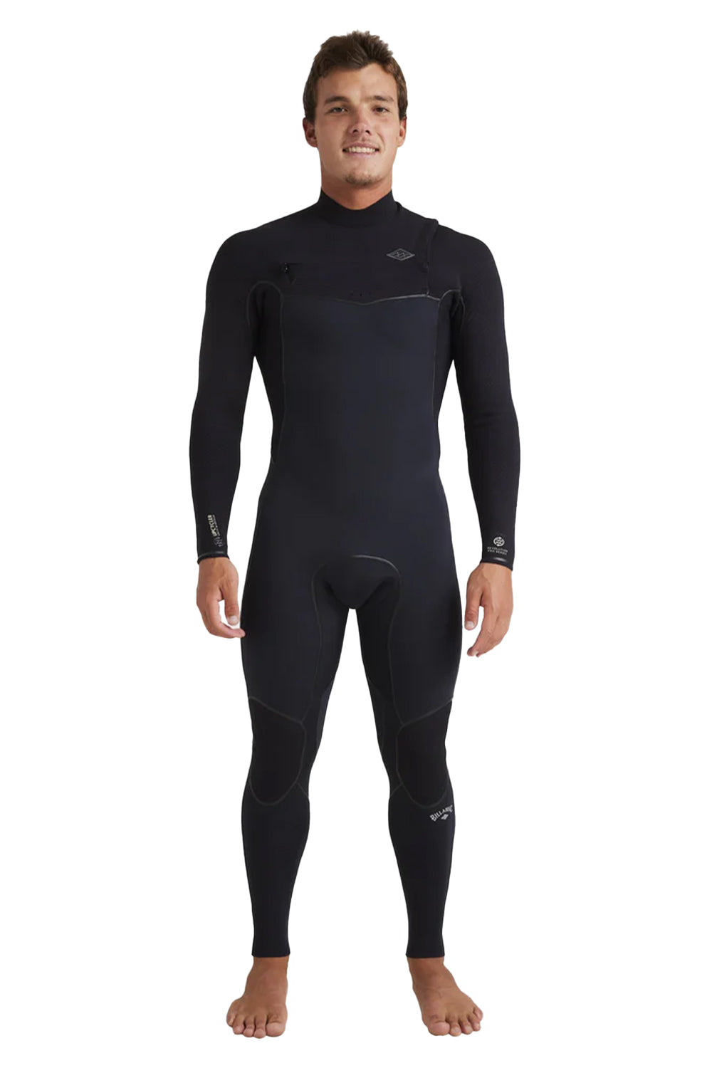 Billabong Mens 3/2mm Revolution Chest Zip Steamer Wetsuit