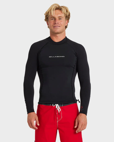 Billabong Mens 1/1mm Revolution Long Sleeve Wetsuit Top
