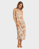 Billabong Womens Forever Folk Shine Midi Dress
