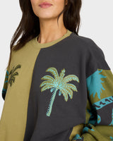 Billabong Womens Split Palm Kendal Crew Neck