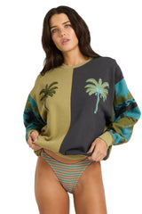 Billabong Womens Split Palm Kendal Crew Neck