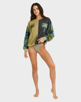 Billabong Womens Split Palm Kendal Crew Neck