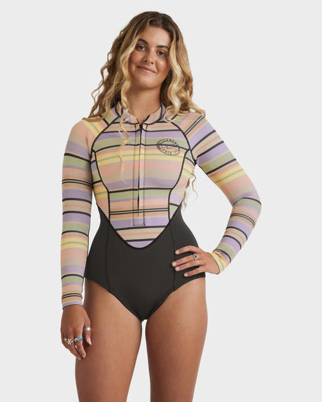 Billabong Womens Salty Dayz Natural Long Sleeve Springsuit