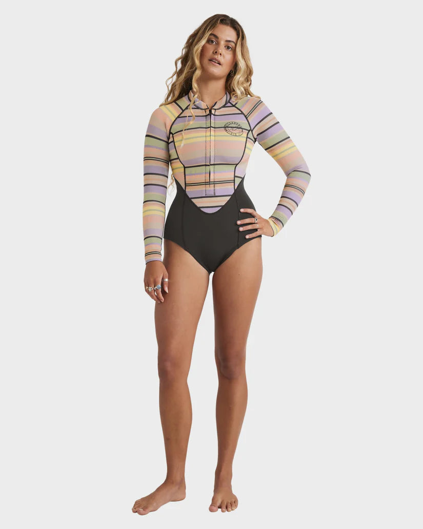 Billabong Womens Salty Dayz Natural Long Sleeve Springsuit