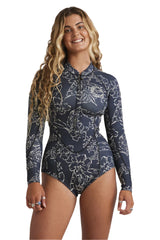 Billabong Womens Salty Dayz Natural Long Sleeve Springsuit