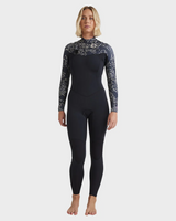Billabong Womens 3/2mm Salty Dayz Natural Chest Zip Steamer Wetsuit