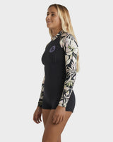 Billabong Womens 2/2mm Spring Fever Natural Long Sleeve Springsuit