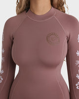 Billabong Womens 2/2mm Spring Fever Natural Long Sleeve Springsuit