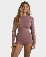 Billabong Womens 2/2mm Spring Fever Natural Long Sleeve Springsuit