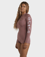Billabong Womens 2/2mm Spring Fever Natural Long Sleeve Springsuit