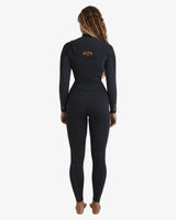 Billabong Womens 3/2mm Synergy Natural Chest Zip Steamer Wetsuit