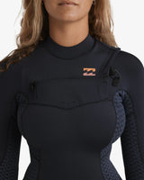 Billabong Womens 3/2mm Synergy Natural Chest Zip Steamer Wetsuit