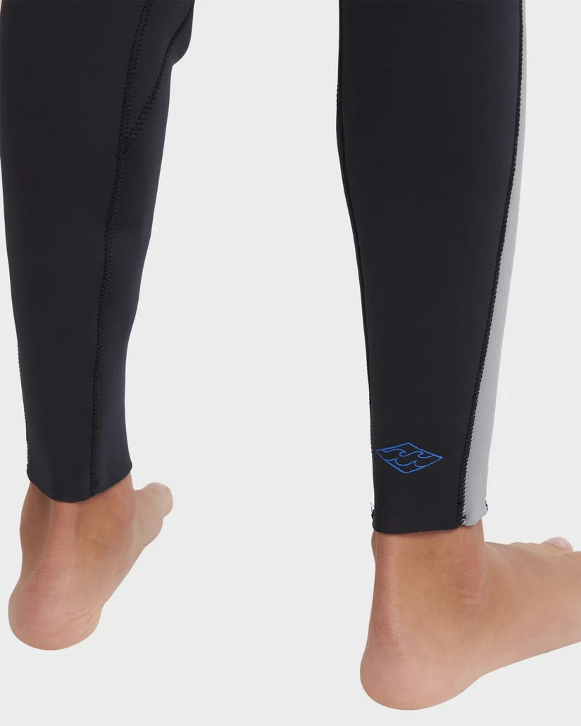 Billabong Boys (8-16) 4/3mm Absolute Natural Chest Zip Steamer Wetsuit