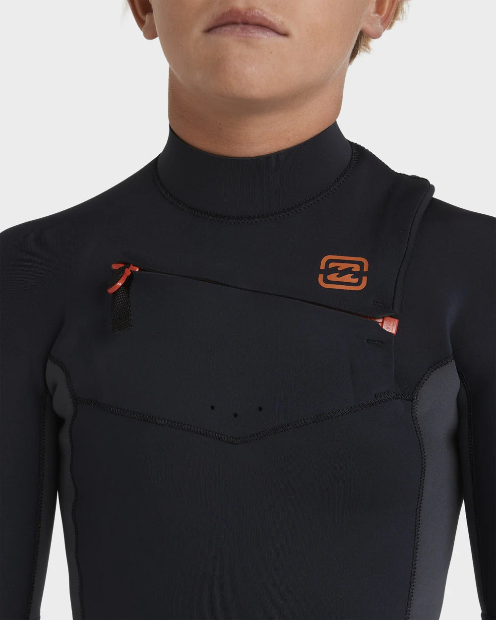 Billabong Boys 8-16 2/2mm Absolute Natural Chest Zip GBS Springsuit Sale price