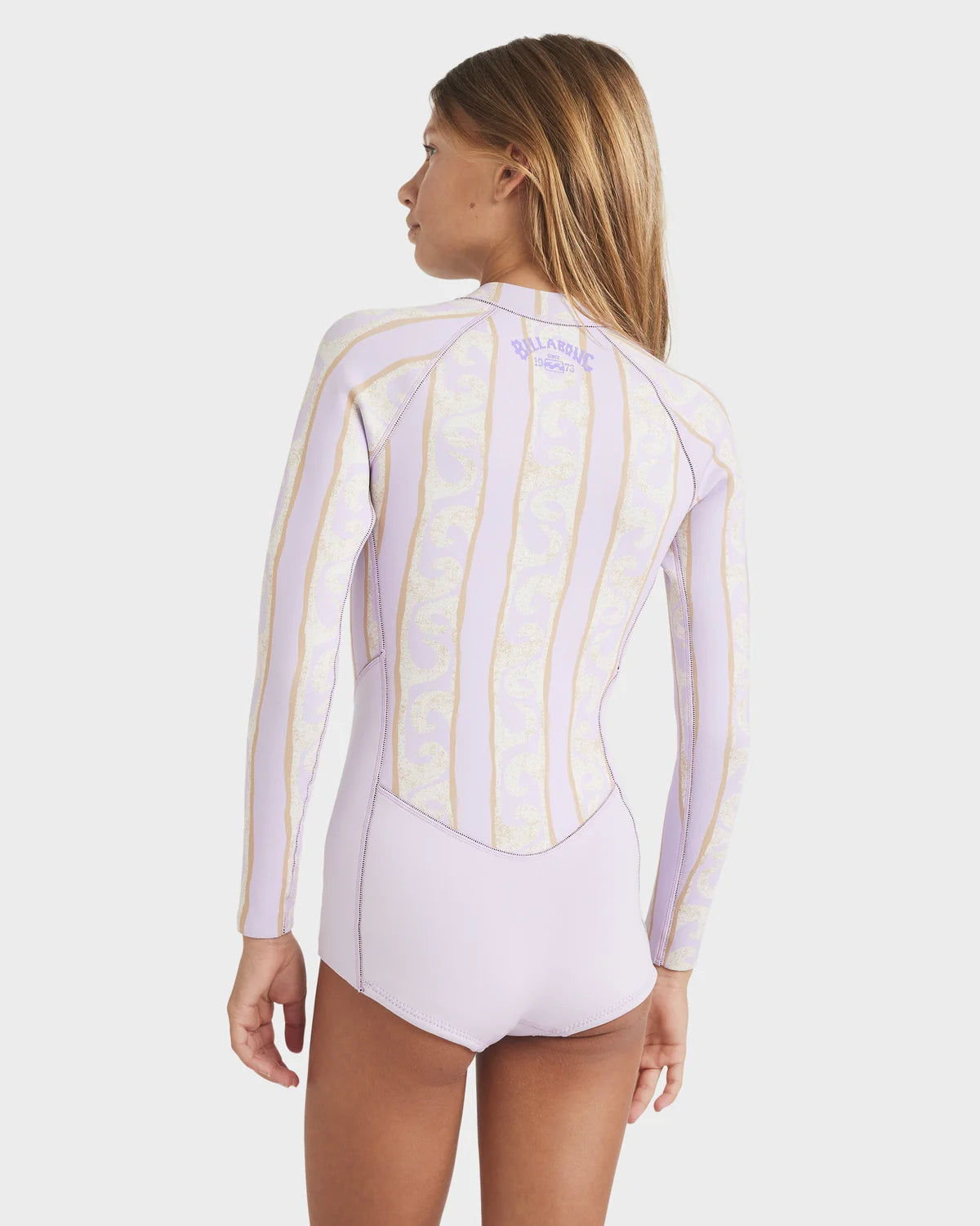 Billabong Girls 8-14 2/2mm Teen Salty Dayz Nat Long Sleeve Springsuit