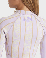 Billabong Girls 8-14 2/2mm Teen Salty Dayz Nat Long Sleeve Springsuit