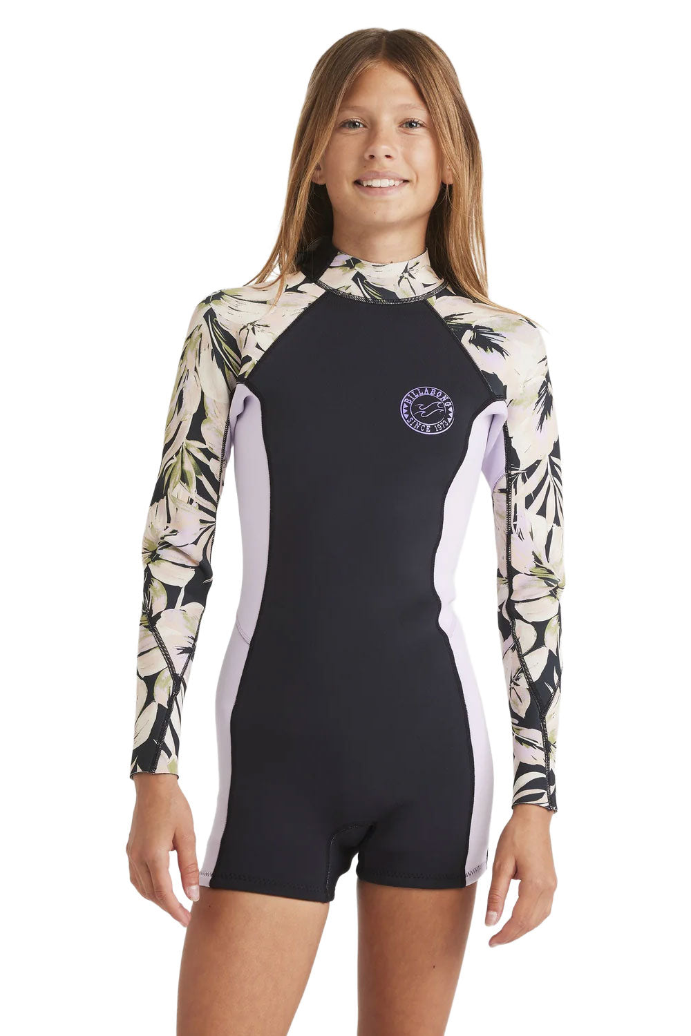 Billabong Girls 8-14 2/2mm Teen Spring Fever Long Sleeve Springsuit