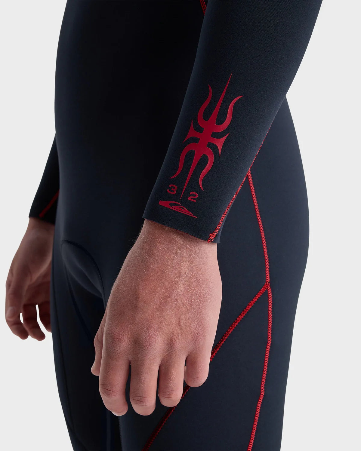 Quiksilver Mens 3/2 Mercury Chest Zip Wetsuit