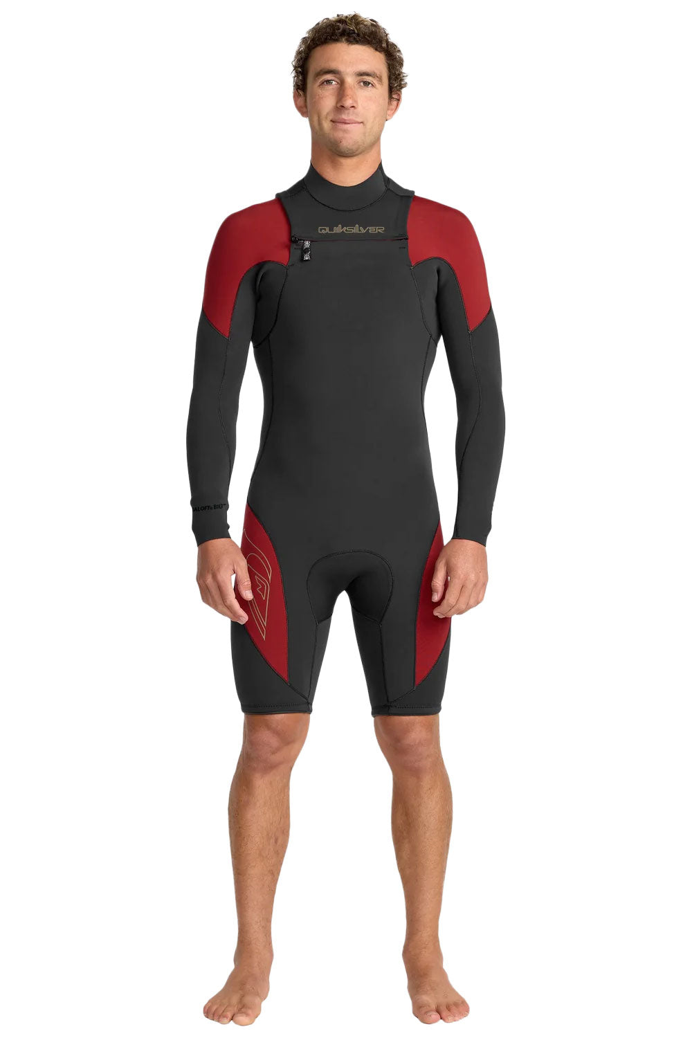 Quiksilver Mens 2/2mm Mercury Front Zip Long Sleeve Springsuit
