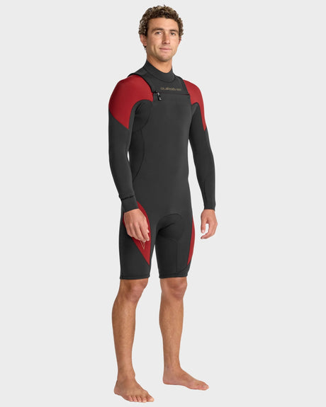 Quiksilver Mens 2/2mm Mercury Front Zip Long Sleeve Springsuit
