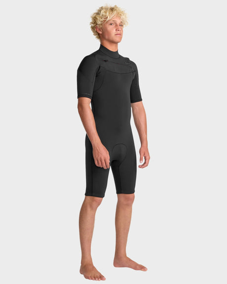 Quiksilver Mens 2/2mm Everyday Session Chest Zip Springsuit