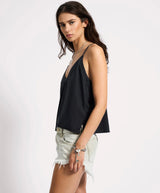 One Teaspoon Deep V Front Singlet