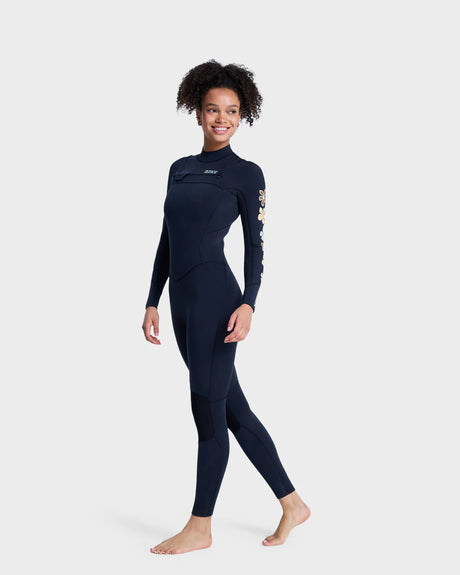 ROXY Womens 3/2mm Swell Natural Chest Zip Wetsuit