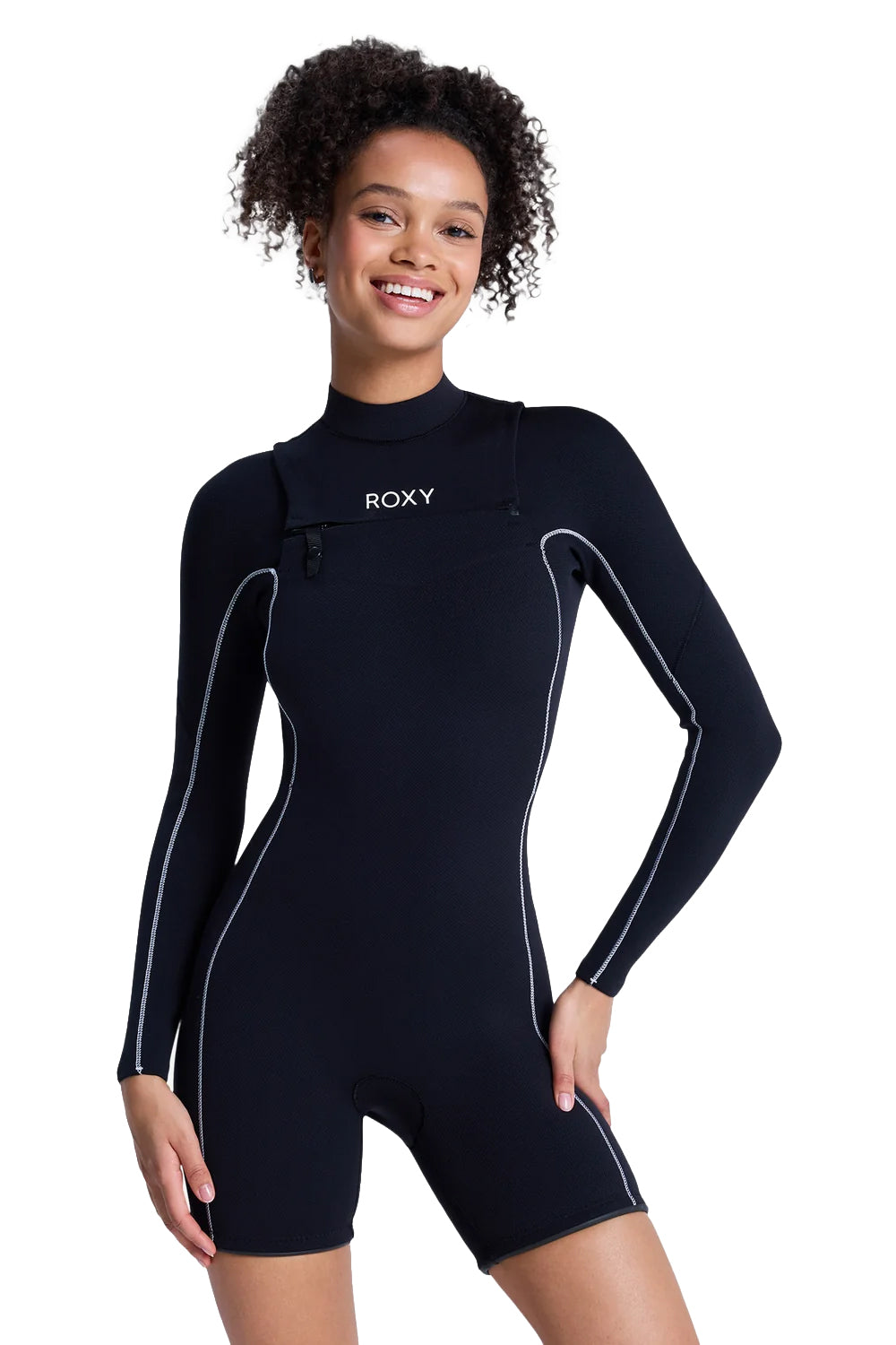 ROXY Womens 2mm Elite Xtra Stretch Front Zip Long Sleeve Springsuit