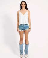 One Teaspoon Bandits Low Waist Denim Shorts