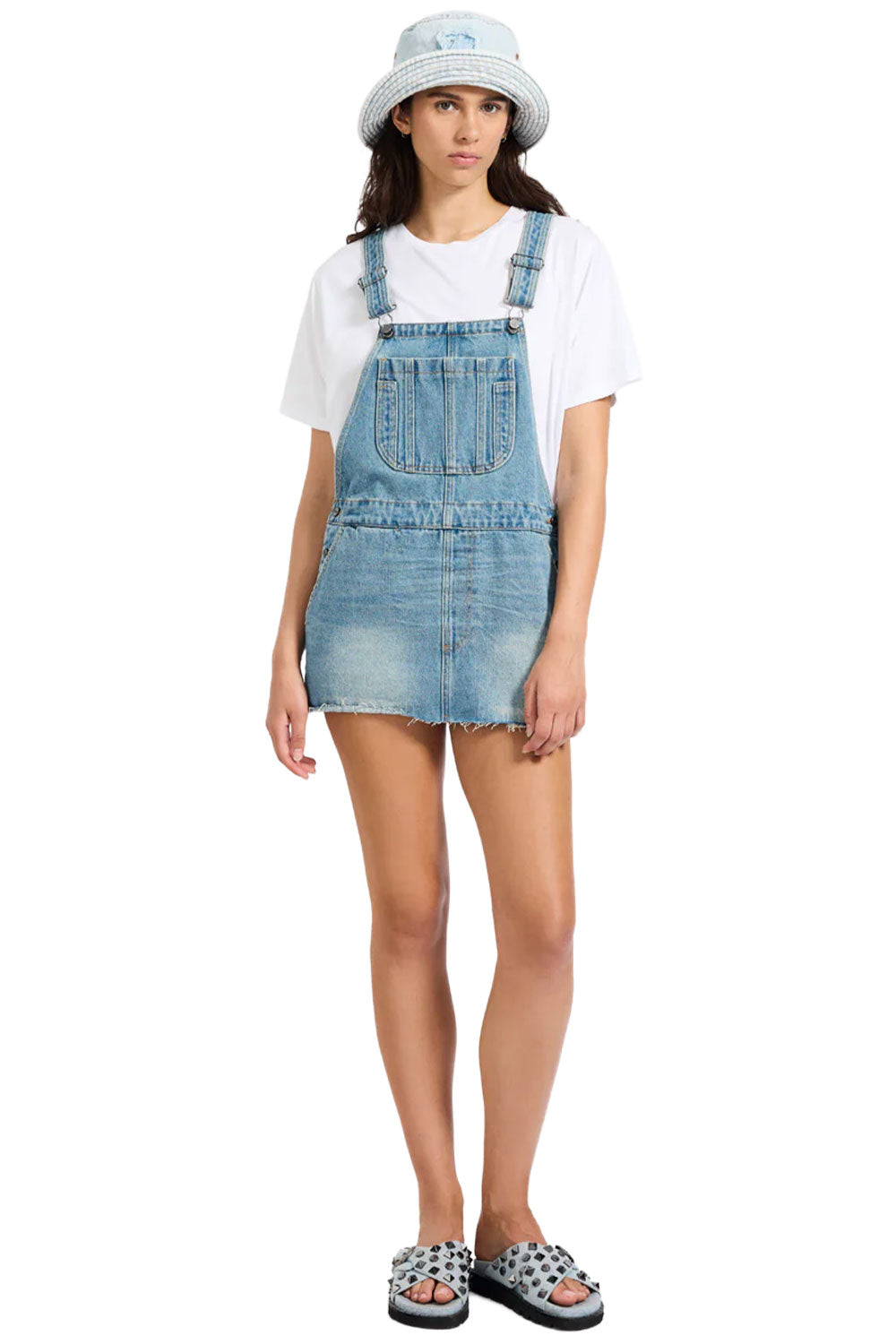 One Teaspoon Sloan Mini Pini Denim Dress