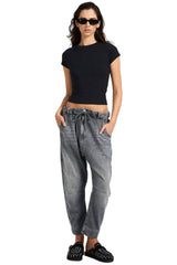 One Teaspoon Outcasts Low Waist Drop Crotch Harem Denim Jeans