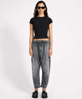 One Teaspoon Outcasts Low Waist Drop Crotch Harem Denim Jeans