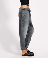One Teaspoon Outcasts Low Waist Drop Crotch Harem Denim Jeans