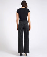 One Teaspoon Jackson Mid Waist Wide Leg Studded Denim Jeans