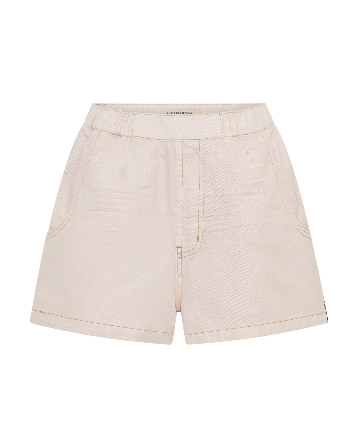 One Teaspoon Funks High Waist Elasticated Flippy Denim Shorts