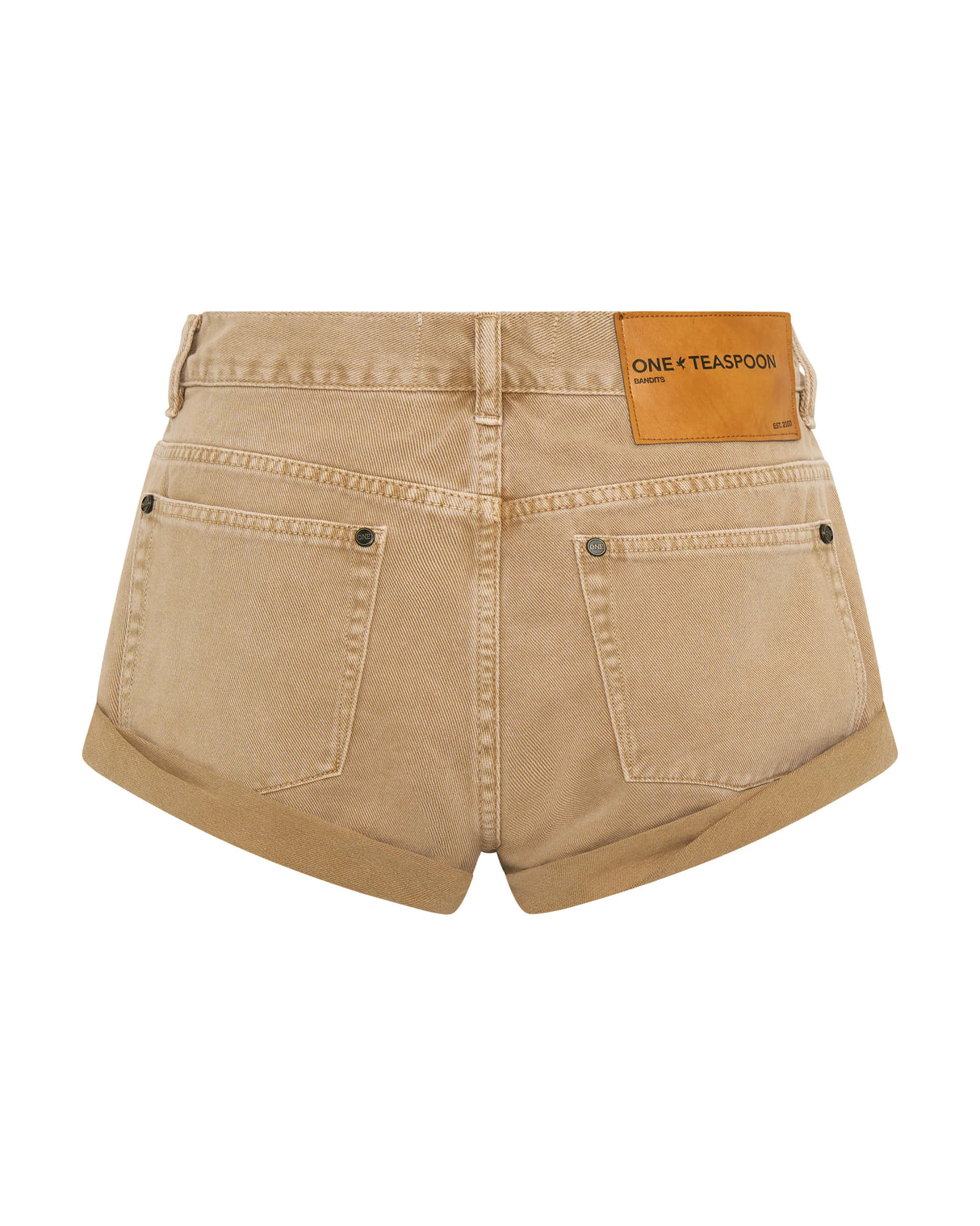 One Teaspoon Bandits Low Waist Denim Shorts