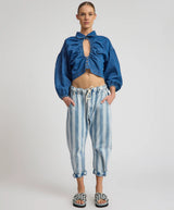 One Teaspoon Outcasts Low Waist Drop Crotch Harem Denim Jeans