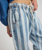 One Teaspoon Outcasts Low Waist Drop Crotch Harem Denim Jeans