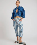 One Teaspoon Outcasts Low Waist Drop Crotch Harem Denim Jeans