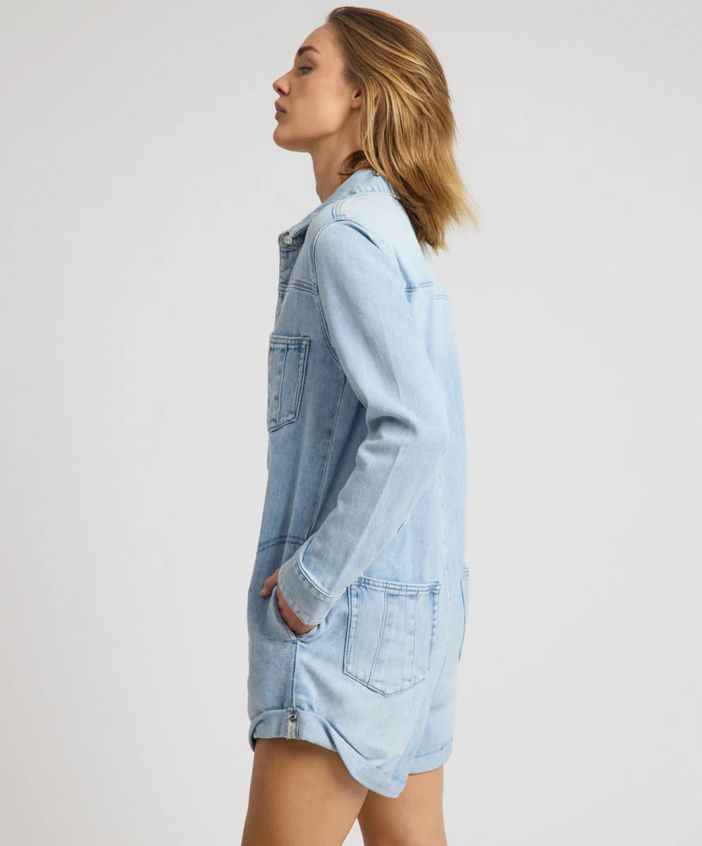 One Teaspoon Prophecy Denim Jumpsuit