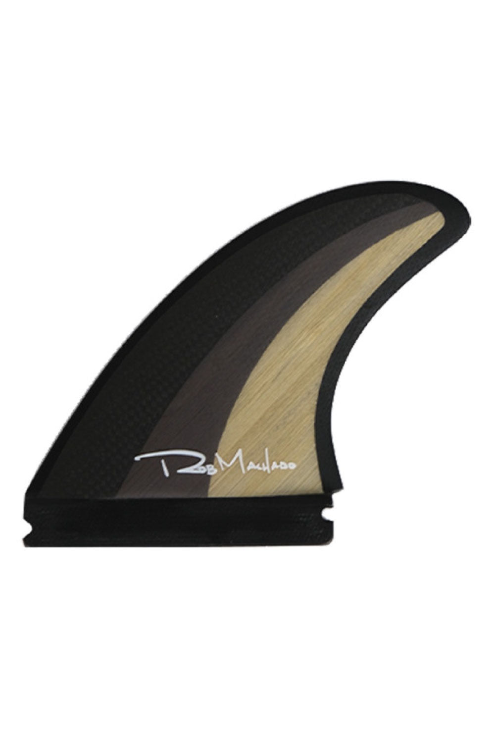 Machado Groove Futures Black/Wood - Thruster Fin Set